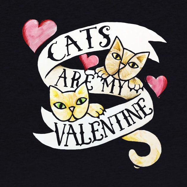 Cats are my Valentine by bubbsnugg